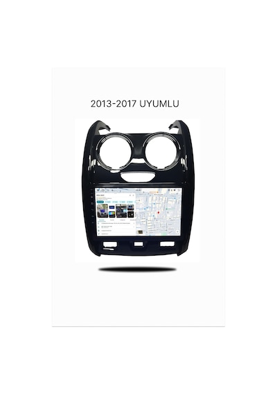 Snp Serisi Dacia Duster 2013-2017 Uyumlu 9 İnç Android Multimedya Sistemi 4-64 Gb Hafıza, Kablosuz Carplay + Geri Görüş Kamerası  9"