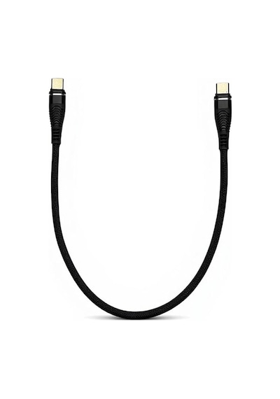Type-c To Type-c Kablo 30 Cm 60w Hızlı Şarj Ve 5gbps Veri Aktarımı Dayanıklı Örgü Kaplama, Standart