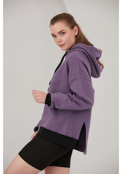 Alexander Gardi Alexandergardı Yanları Yırtmaçlı Sweatshirt (B22-37600)
