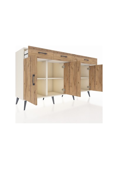 Kronos Konsol 4 Raflı 3 Çekmeceli 4 Kapaklı 176x59x99 Aytaşı-çam Atlas Çam - Aytası Kronos Konsol 4 Raflı 3 Çekmeceli 4 Kapaklı 176x59x99 Aytaşı-çam Atlas Çam - Aytası