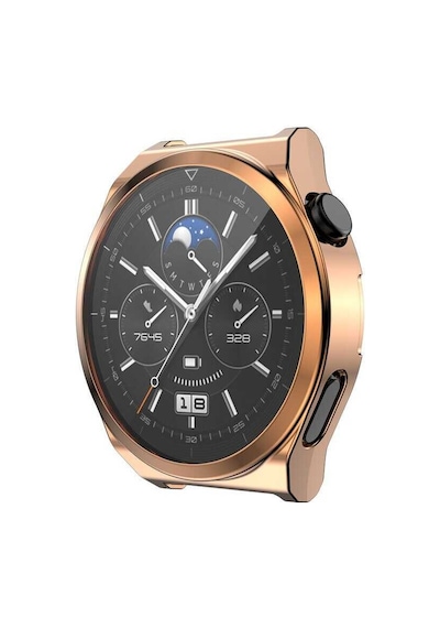 Huawei Watch Gt 3 Pro 46mm Mkst Watch Gard 02 Koruyucu Silikon - Gümüş