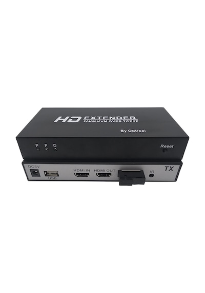 Fiber Extender  20Km Hdmı+Usb Kvm