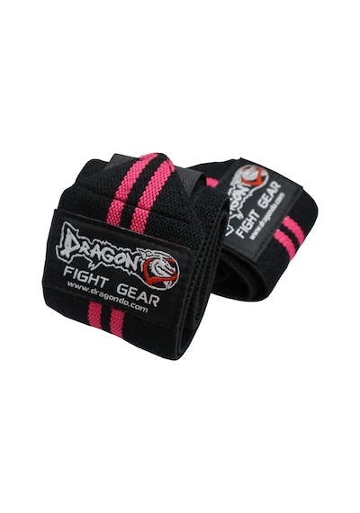Dragondo 63911 Halter Ve Fitness Bilek Bandajı Yeni Seri Siyah - Pembe