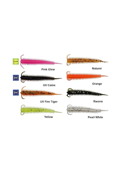 Kendo Silicones Worm 5cm 10 Adet Silikon Yem