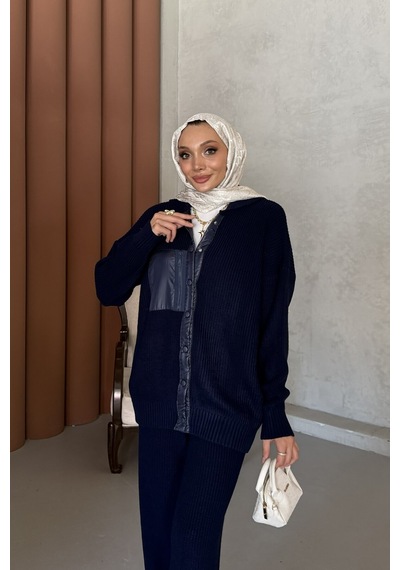 Riella Butik Selora Tesettür Takım Lacivert
