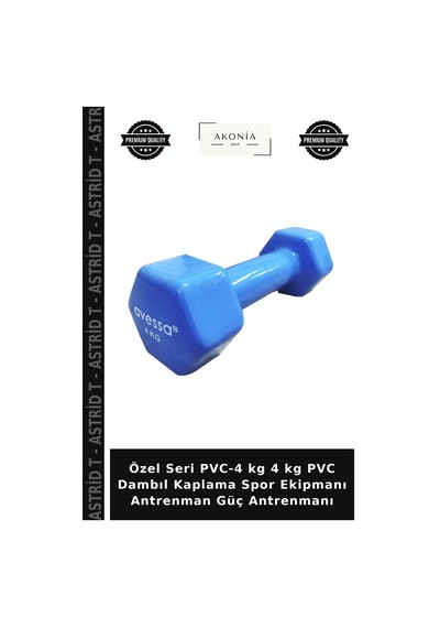 Özel Seri Pvc-4 Kg 4 Kg Pvc Dambıl Kaplama Spor Ekipmanı Antrenman Güç Antrenmanı