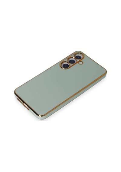 Samsung Galaxy S24 Plus Kılıf Volet Silikon - Açık Yeşil 0.2M-Çok Renkli