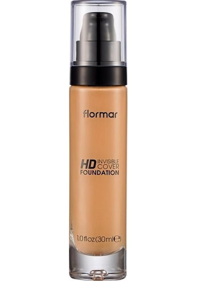 Flormar Invisible Cover Hd Fondöten 100 Medium Beige 30 ML