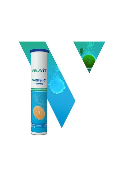 Velavit V-Effer C 1000 Mg 20 Efervesan Tablet