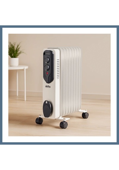 Buradabulabilirsin 9 Dilimli Yağlı Radyatör Isıtıcı - 800/1200/2000w, Ayarlanabilir Termostat Bbz