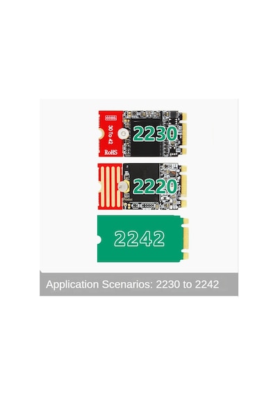 M2 M2plus Ngff Nvme M.2 Uzatma Kablosu, 2230 2242 2260 2280 Ssd İçin