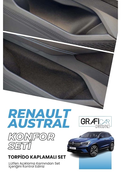 Renault Austral Konfor Seti / İzolasyon Kaplama/torpido Kaplamalı