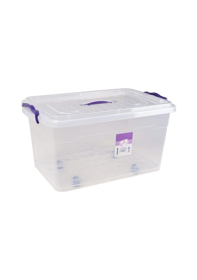 Hobi Box Saklama Kabı Tekerlekli 50 L Beyaz
