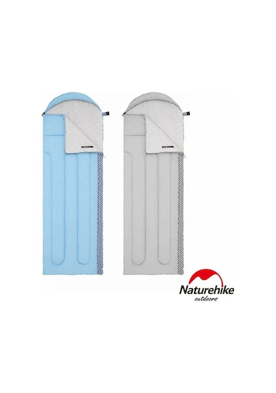 Naturehike Zarf Tarzı Kapüşonlu Uyku Tulumu -10 C Gri Left Gri