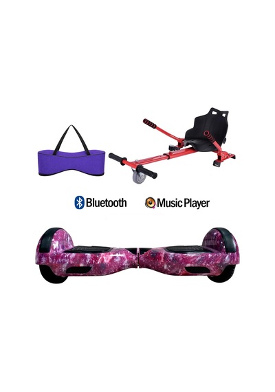 Citymate Elektrikli Kaykay Hoverboard Akıllı Denge 6.5 Inch + Hoverkart + Çanta Extrem11 Paket D13