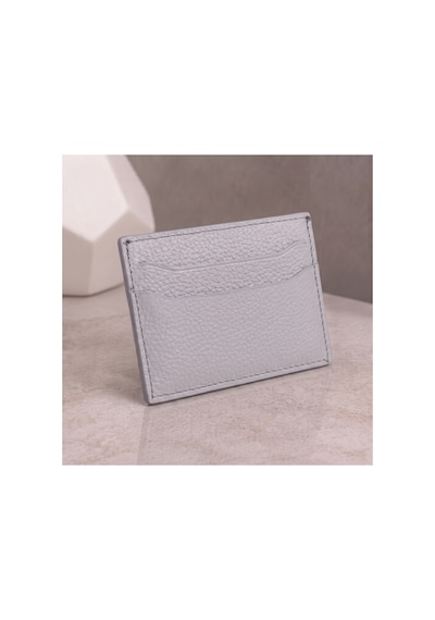 Nahitatyana Hakiki Deri Unisex Kartlık %100 Gerçek Deri Gri Renk Gri - 923596328 Gri