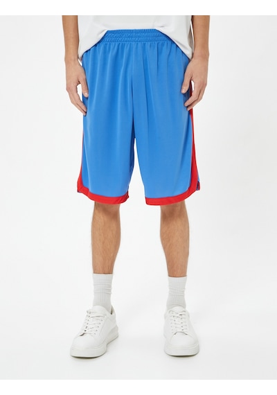 Koton Spor Şort Oversize Beli Lastikli Diz Altı Biyeli Mavi 4sam40105nk Mavi Koton Spor Şort Oversize Beli Lastikli Diz Altı Biyeli Mavi 4sam40105nk Mavi