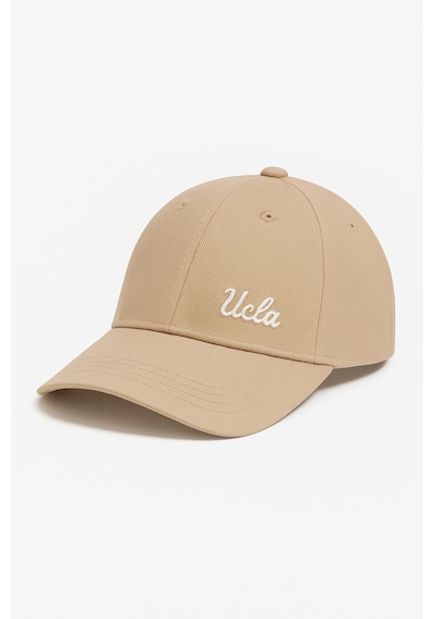 Ucla Neo Bej-beyaz Baseball Cap Nakışlı - Unisex Şapka Bej-beyaz