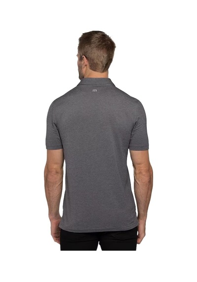 Travıs Mathew Travis Mathew Endless Horizon Erkek Polo Tshirt Heather Dark Grey