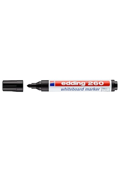 Edding 260 4Lü Beyaz Yazı Tahtası Kalemi +Tahta Silgisi