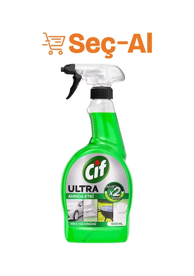 Cif Ultra Anında Etki Kir & Yağ Sökücü 1 L
