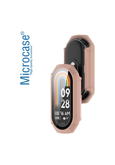 Xiaomi Mi Band 8 Ekran Korumalı Sert Rubber Kılıf - Al3173