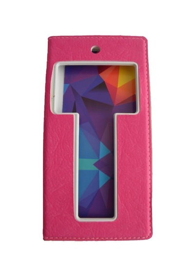 Jopus Discovery One 4g/gm5 İle Uyumlu Suni Deri Kk-147 Kapaklı Koruma Kılıfı Pembe