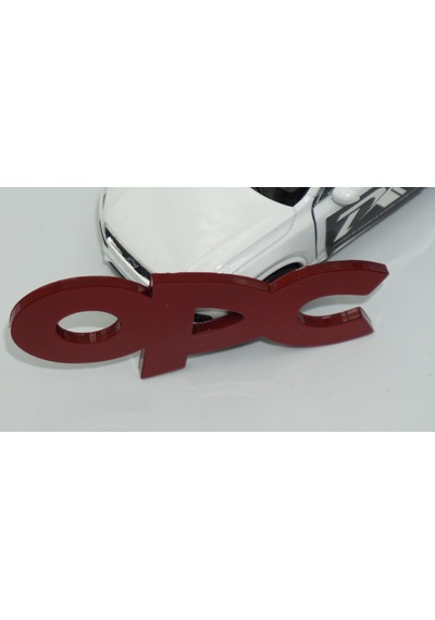 Dk Tuning Opel Opc Bagaj Kırmızı Abs Logo Amblem Arma -