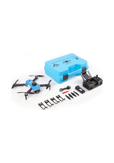 Yıldız İha Heki Skymaster Fırçasız Motor, Çift Kameralı Engel Sensörlü Hobi Dronu Mavi,1 Bataryalı
