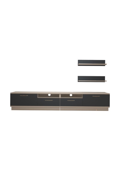 Decoraktiv Trendstyle 220r Mdf Tv Ünitesi Tv Sehpası Beyaz - Antrasit