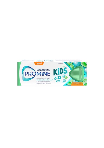 Promine Kids 6-12 Yaş %100 Doğal Aromalı Diş Macunu 50 Ml Çürük Önleyici