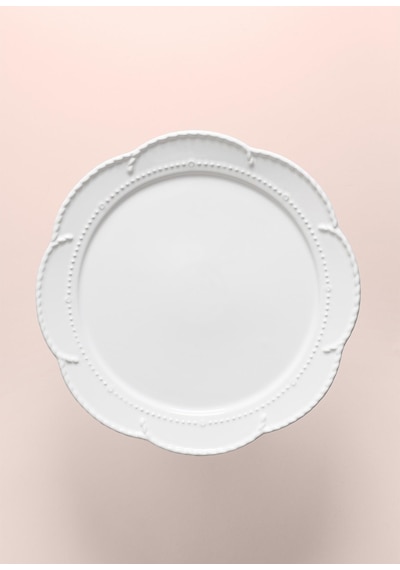 The Mia Grande Pasta Kek Standı Beyaz 31x12 Cm Grd0014 Beyaz