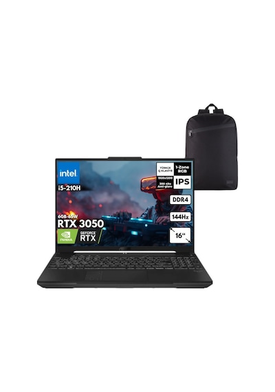 Asus TUF Gaming F16 FX607VJ-RL016HMF6 i5-210H 32 GB 2 TB SSD RTX3050 16" Free Dos Dizüstü Bilgisayar
