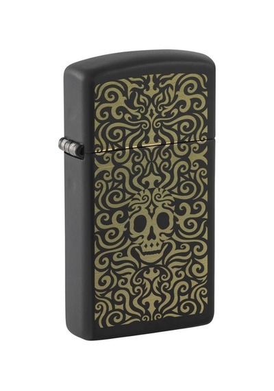 Zippo Slim Skull Filigree Dizayn Çakmak