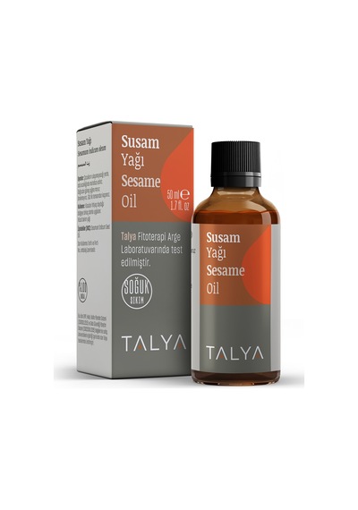 Talya Soğuk Sıkım %100 Saf ve Doğal  Susam Yağı 50 ML