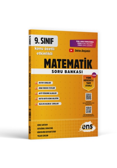 Ens Yayıncılık 9.sınıf Matematik Konu Özetli Etkinlikli Soru Bankası