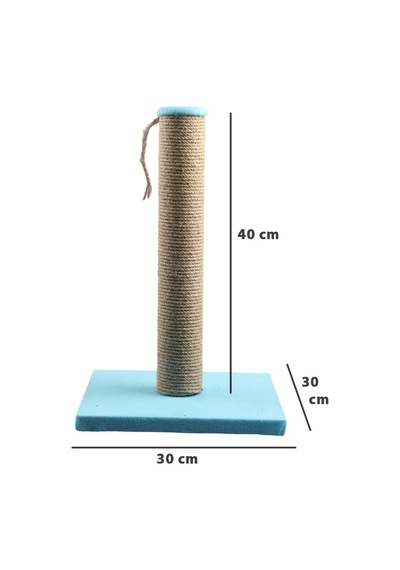 Pribor Kedi Tırmalama Tahtası 40 Cm Açık Mavi