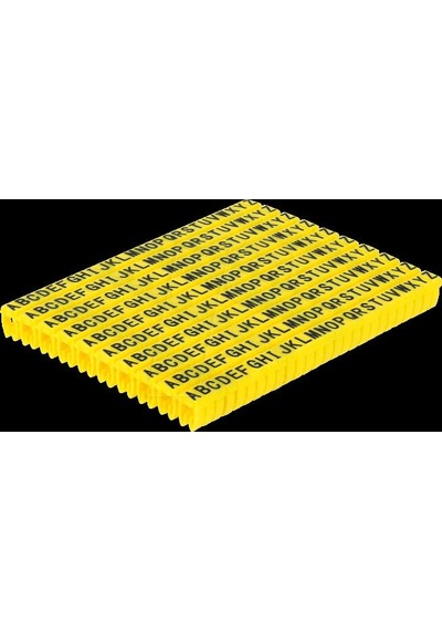 Kablo Etiketi A-Z(500 Adet)
