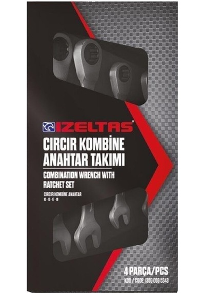 Cırcır Kombine Anahtar Takımı 4 Parça - 13000 005343