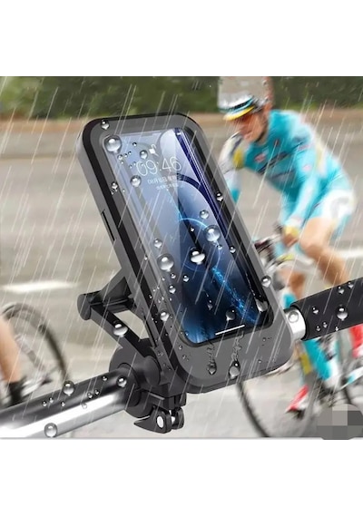Motorsiklet Telefon Tutucu Scooter Bisiklet Telefon Su Geçirmez