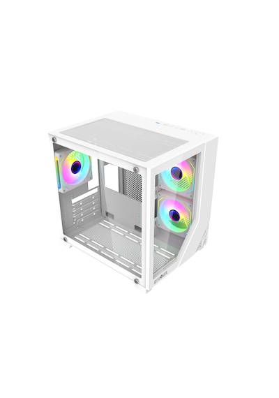 Strong Shadow Beyaz 3x 120mm ARGB mATX Akvaryum Gaming Bilgisayar Kasası (Powersız) Strong Shadow Beyaz 3x 120mm ARGB mATX Akvaryum Gaming Bilgisayar Kasası (Powersız)