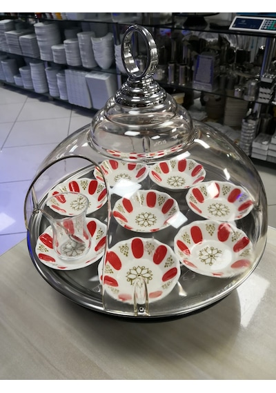 Kapalı Çay Tepsisi Kahveci Tepsisi Askisi