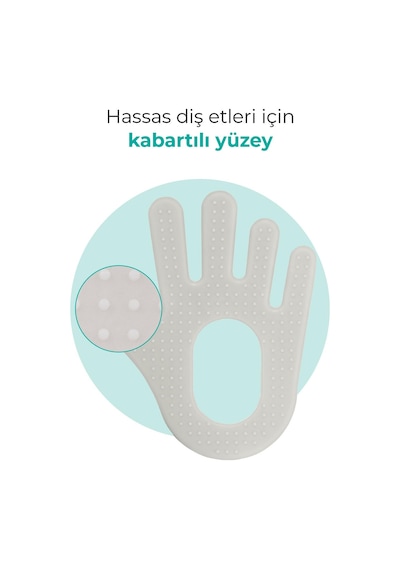 Mamajoo Yumuşak Diş Kaşıyıcı Beyaz El