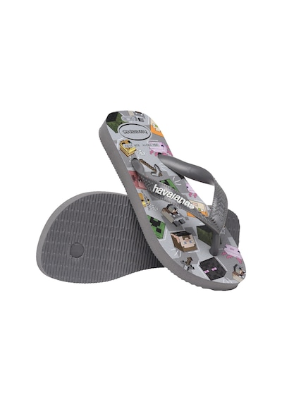 Crocs Havaıanas Kids Minecraft Çocuk Terlik 4145125 Gri