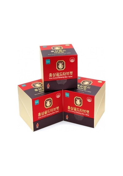 3 Kutu Kore Kırmızı Ginseng Altın Tablet 6 Yıllık – Kgnf