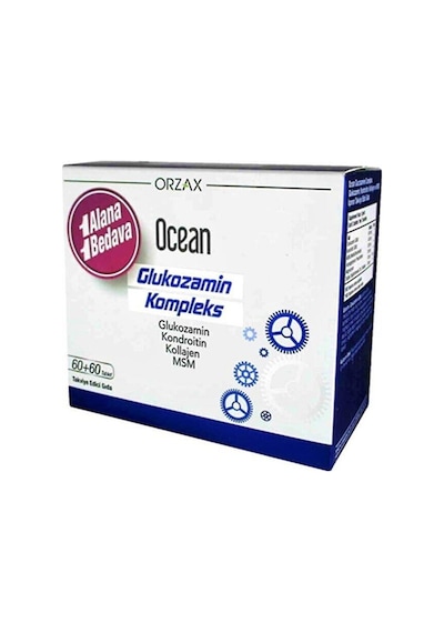 Orzax Ocean Glukozamin Kompleks 60 Tablet  2 Kutu