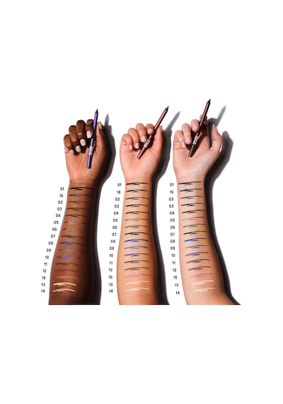 Make Up For Ever Aqua Resist Color Pencil - Suya Dayanıklı Göz Kalemi, 24 Saat Kalıcılık - 01 Whatever Black Diğer