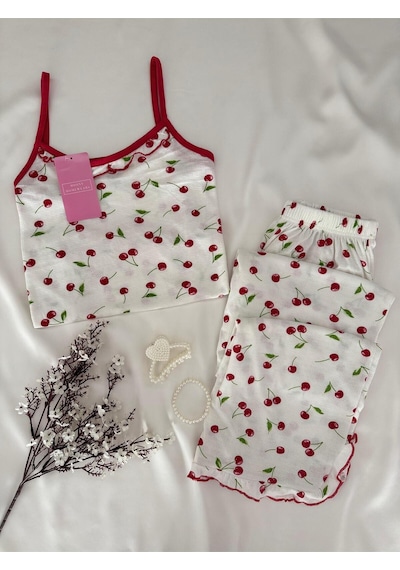 Mh Moony Homewears Redactum Skullus 2'li Şortlu Yumuşacık Pijama Takımı Kırmızımsı Bordo