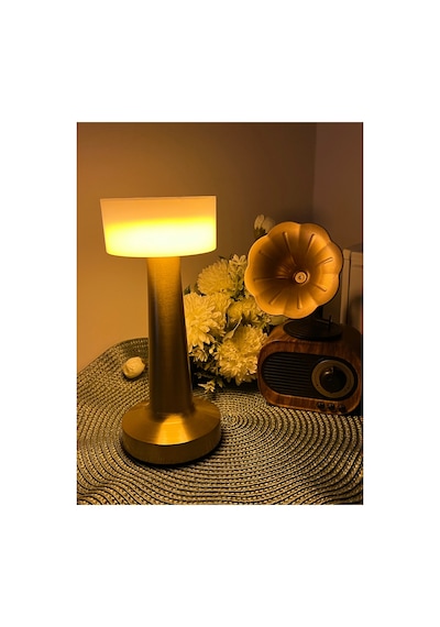 Altın Renk Denver Şarjlı Masa Lambası Ct-8436 Gold