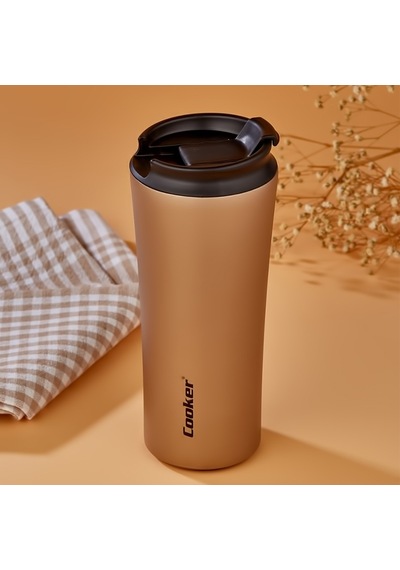 Cooker Starmug Mat Renkli Çelik Termos Bardak 400 ML